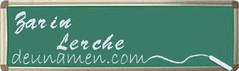 Zarin Lerche Visitenkarte